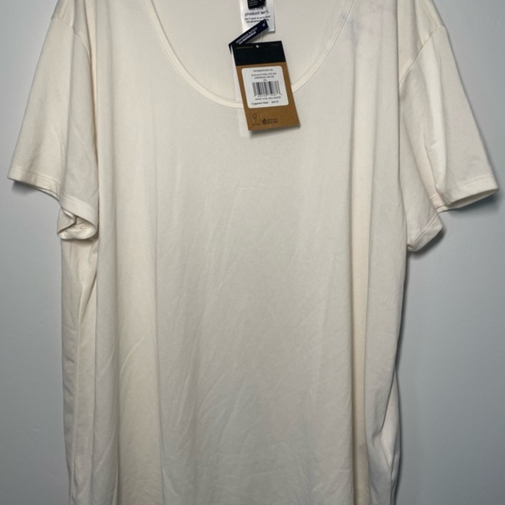 The North Face Elevation Life Short Sleeve T-Shirt Women’s 3XL White